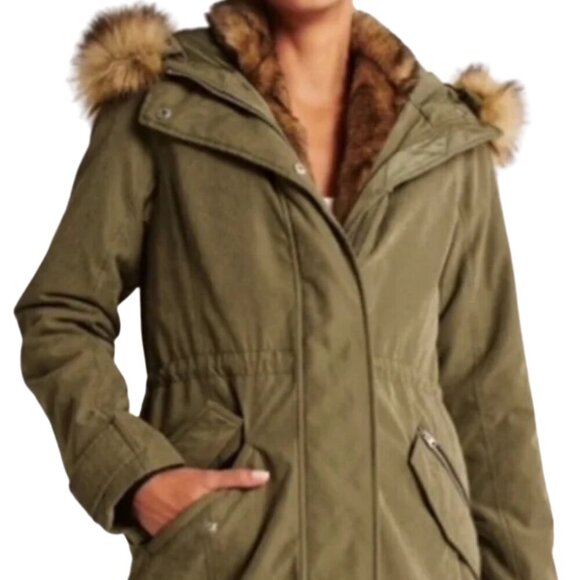 Abercrombie & Fitch Olive Green Ultra 3-In-1 Multi-Wear Parka - Picture 4 of 11